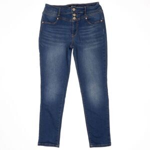 Nine West Jeans Womens Size 8 Blue Cigarette High Rise Skinny Measures 28 x 25.5